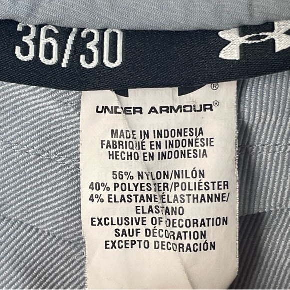 UNDER ARMOUR MENS PANTS SIZE 36X30 GREY - Picture 3 of 14